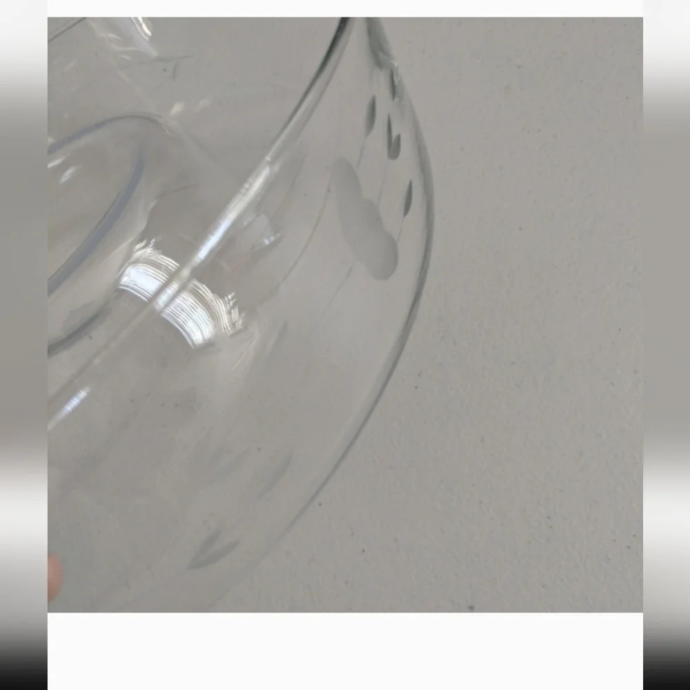 Vintage Crystal Bowl Serveware Entertaining Gift Party Kitchen